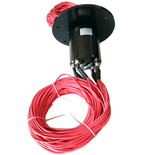 130mm 20 wires 20A flange slip ring for large scale equipment