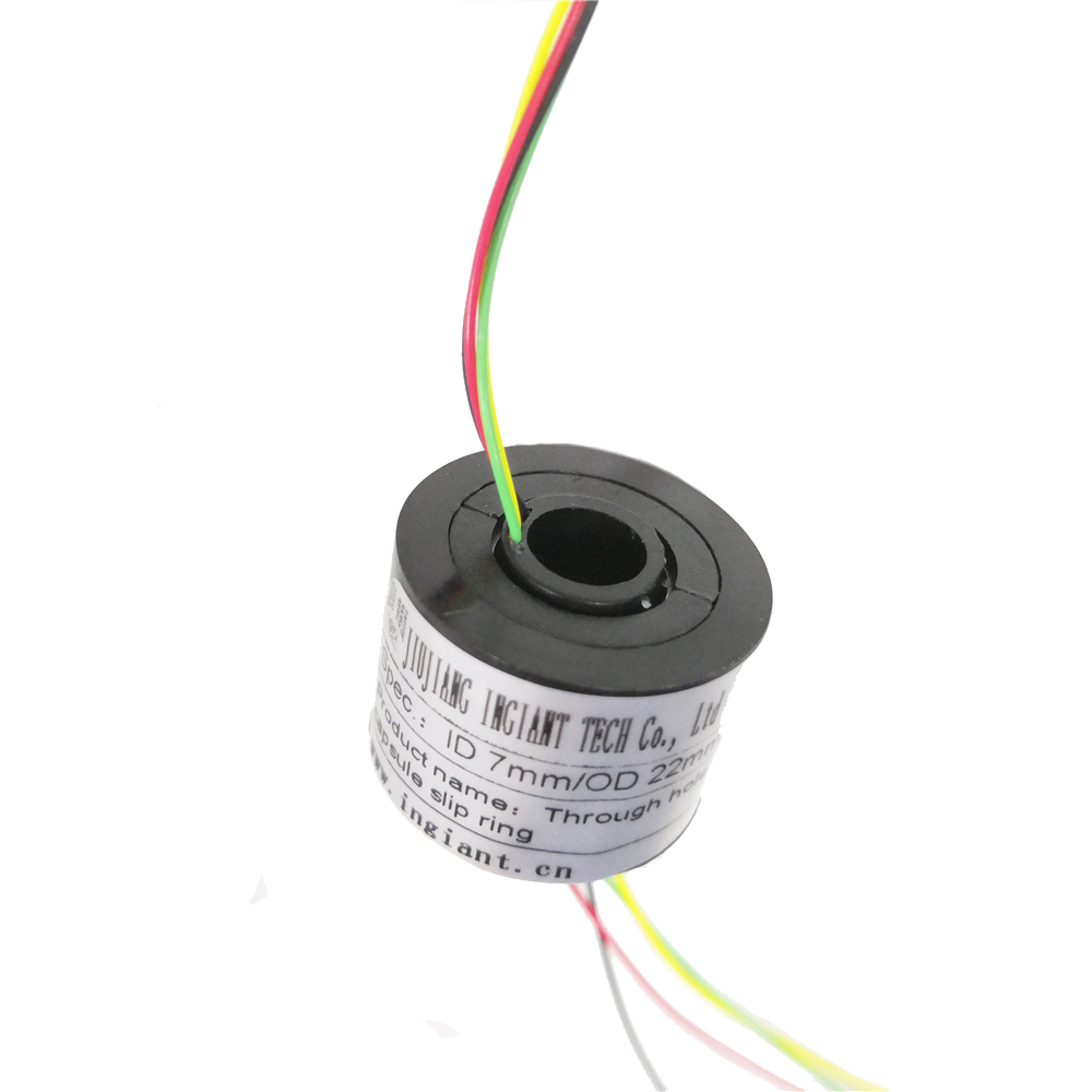 Compact size capsule slip ring