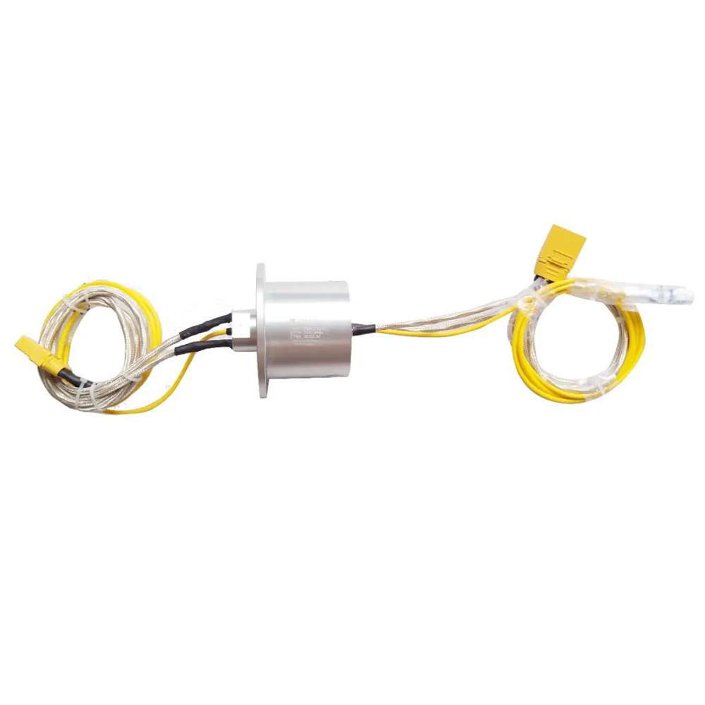 slip ring with fiber optic