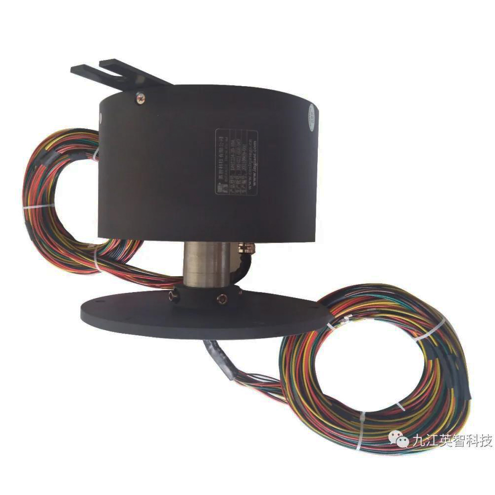 Large diameter slip ring for industrial equipment