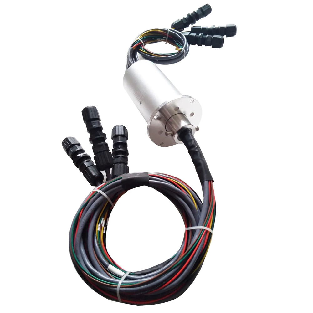78mm flange install Ethernet slip ring