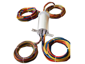 Ingiant multi channel large current slip ring electrical con